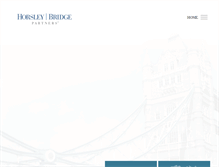 Tablet Screenshot of horsleybridge.com